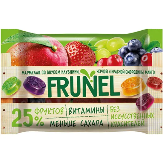 Жевательный мармелад Frunel ассорти 40 гр. 